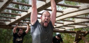 Monkey bars: Using only your hands, climb across water